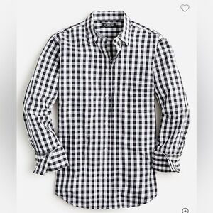J. Crew Garçon Shirt in Gingham Cotton Poplin